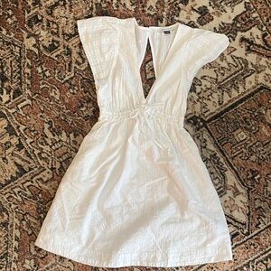 American Eagle Outfitters Elegant White Backless Dress